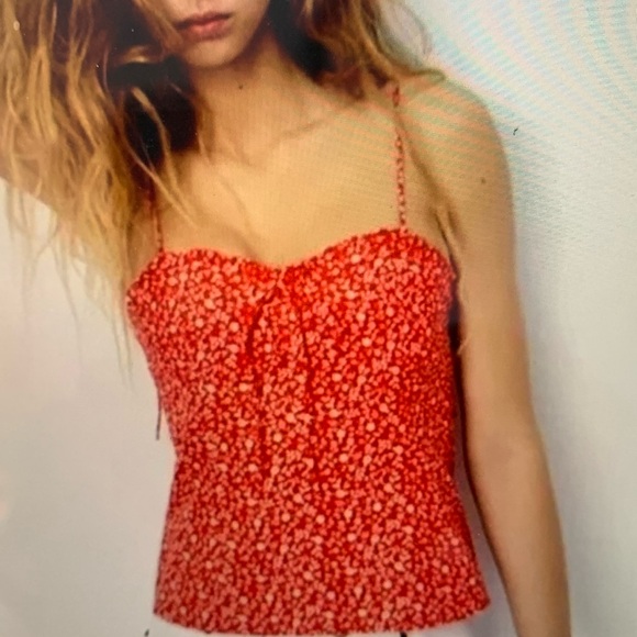 Zara Tops - Red Zara halter top-NWT